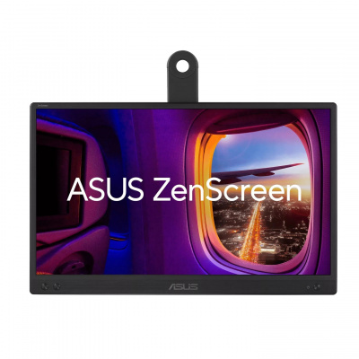 ASUS ZenScreen MB166CR 90LM07D3-B03170 Monitor, 15.6", IPS, FHD, 60Hz, 5ms, Black, 3R