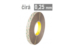 3M VHB™ 9473,  tl. 0,25 mm, tenká čirá oboustranně lepicí páska bez nosiče 25 mm x 55 m