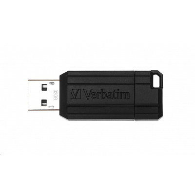 VERBATIM Flash Disk 32GB Store 'n' Go PinStripe, black