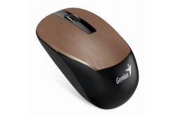 Genius Mouse NX-7015 31030019403, 1600DPI, 2.4 [GHz], optic, 3tl., wireless, copper red, 1 pc AA, Blue-eye senzor