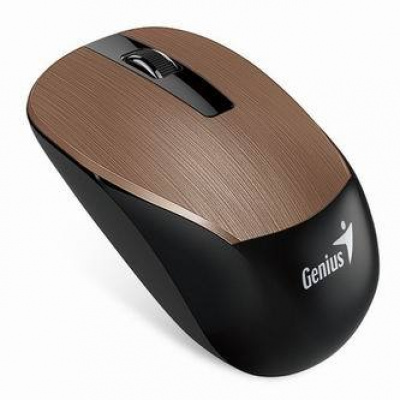 Genius Mouse NX-7015 31030019403, 1600DPI, 2.4 [GHz], optic, 3tl., wireless, copper red, 1 pc AA, Blue-eye senzor
