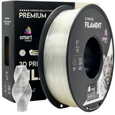 Smart Print FG-S68-E1, 3D filament, PLA, 1,75mm, 1000g, Transparent
