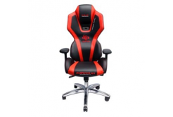 E-blue AUROZA gaming chair, red, backlit