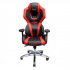 E-blue AUROZA gaming chair, red, backlit