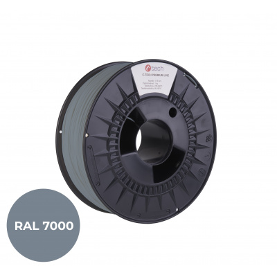 C-Tech 3DF-P-PETG1.75-7000 3D filament, PREMIUM LINE, PETG, RAL7000, 1,75mm, 1000g, Squirrel grey