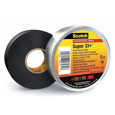 3M 33+ Scotch Super Highest Quality PVC Insulating Tape 19 mm x 6.1 m