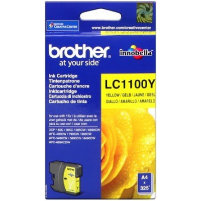 Brother LC-1100Y yellow original ink cartridge