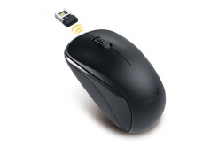 Genius NX-7000 Mouse, 1200DPI, 2.4 [GHz], optical, 3 buttons, wireless, black, universal