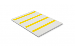 Partex PWL2518057D9SM wrap-around labels 25,4x57 mm, white A4, 10x35pcs