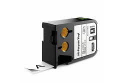 Dymo 1868753, 24mm x 7m, black text/white tape, original tape