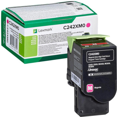 Lexmark C242XM0 magenta original toner