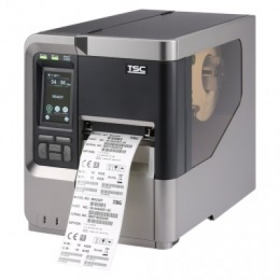 TSC MX240P 99-151A001-000M, AP/UK-MAL, 8 dots/mm (203 dpi), disp., RTC, TSPL-EZ, USB, RS232, Ethernet label printer