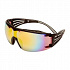 3M SecureFit SF416XAS-BLK Safety Glasses, Orange Mirror