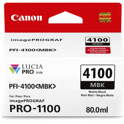 Canon PFI-4100 6776C001 matte black original ink cartridge