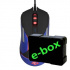 E-blue Auroza Gaming V2 Mouse, 5000 DPI, optical, 6 buttons, wired USB, black, gaming, e-box
