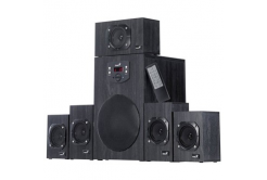 Genius speakers SW-HF 5.1 4500 v2, 5.1, 125W, black, remote control, home theater, 3.5 mm jack, 40Hz~20kHz