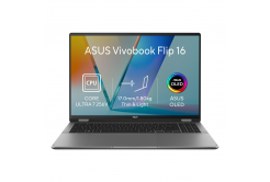ASUS Vivobook 16 Flip/TP3607SA-OLED190W/U7-256V/16"/WUXGA/T/16GB/512GB/Intel int/W11H/Gray/2R