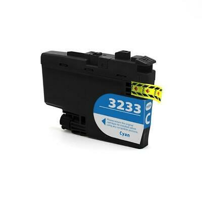 Brother LC-3233 cyan compatible inkjet cartridge