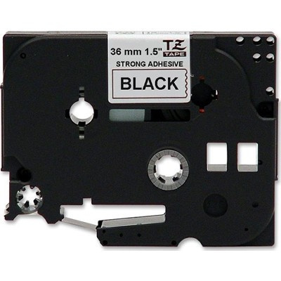 Compatible tape Brother TZ-S261/TZe-S261 36mm x 8m,extr.adh. black text/white tape