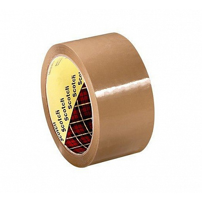 3M 371 Packing Tape, brown 50 mm x 66 m