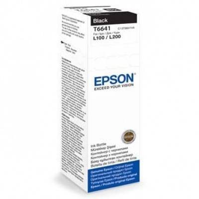 Epson C13T66414A black original ink cartridge
