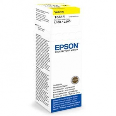 Epson C13T66444A yellow original ink cartridge