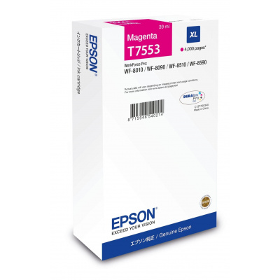 Epson T7553 XL C13T75534N magenta original ink cartridge