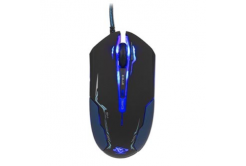 E-blue Mouse Auroza EMS144BK, 3500DPI, optical, 6tl., wired USB, black