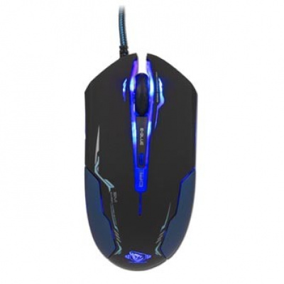 E-blue Mouse Auroza EMS144BK, 3500DPI, optical, 6tl., wired USB, black