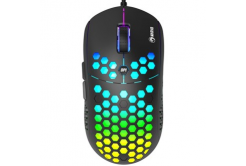 Marvo Mouse M399, 6400DPI, optic, 6tl., wired USB, black, gaming, backlit