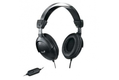 Genius HS-M505X, headphones with microphone, black, 3.5 mm jack