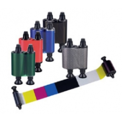 Evolis colour ribbon (monochrome), wax, black