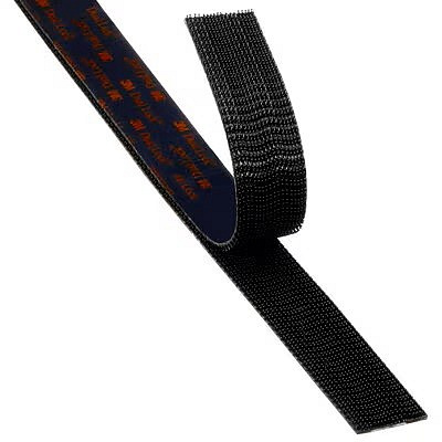 3M Dual-Lock™ SJ3550CF, black reclosable fastener, clear adhesive (38 stems/cm2) 25 mm x 45.7 m