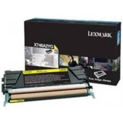 Lexmark X746A2YG yellow original toner