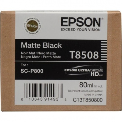 Epson T8508 C13T85080N matte black original ink cartridge
