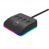 USB (3.0) 8WW48AA hub 4-port, DHC-CT120, černý, Hewlett-Packard, 4x USB 3.0, podsvícený