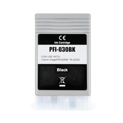 Canon PFI-030BK, 3489C001 black compatible ink cartridge