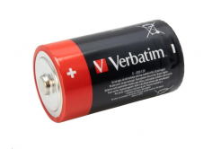 VERBATIM Alkaline batteries D, 2 PACK / LR20