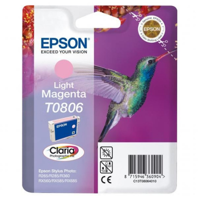 Epson T0806 C13T08064011 light magenta original ink cartridge