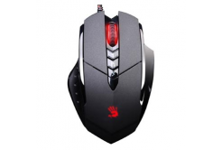 A4Tech Bloody V7 Mouse, 3200 DPI, optical, 7 buttons, wired USB, black, gaming, V-Track, LAGLESS SHOOTING, CORE 2