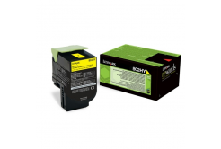 Lexmark 80C2HYE yellow original toner