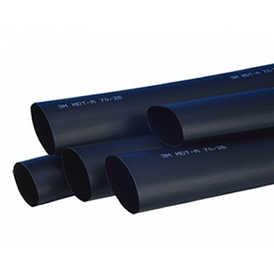 3M MDT-A Heat-shrink adhesive-lined tubing, black 12 mm/3 mm, length 1 m, black