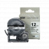 Epson SJ12W, 12mm x 1, 5m, black text / magnetic white tape, compatible tape