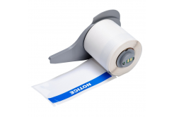 Brady M7-38-483-NOTICE / 174624, 101.60 mm, Polyester, blue text / white tape
