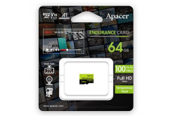 Apacer memory card Endurance, 64GB, micro SDXC, AP64GEDM0D05-R, UHS-I U3 (Class 10), V30, A1