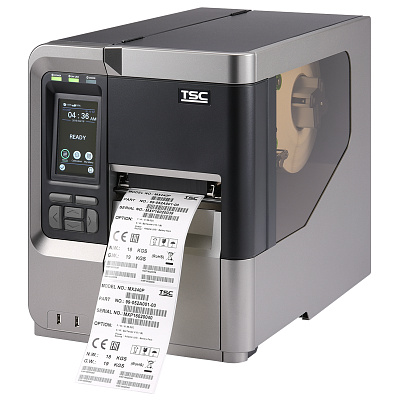 TSC MX240P 99-151A001-7ALF TT, label printer, 8 dots/mm (203 dpi), rewind, RTC, display, USB, RS232, Ethernet, TSPL-EZ, kit (USB)