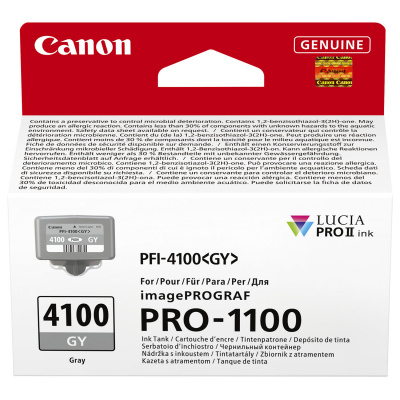 Canon PFI-4100 6783C001 grey  original ink cartridge