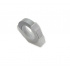 Dymo Omega, 9mm x 3m, white / silver