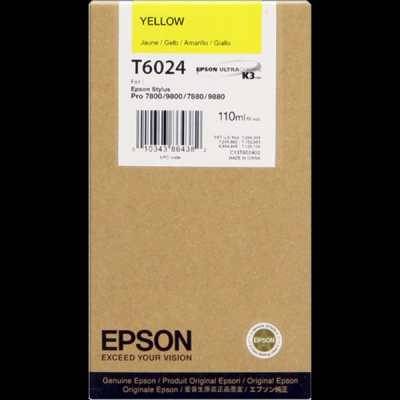 Epson T602400 yellow original ink cartridge