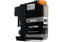 Brother LC-123 black compatible inkjet cartridge